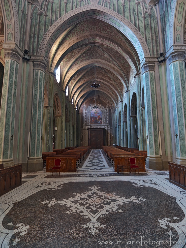 Biella (Italy) - Central nave of the Cathedral of Biella